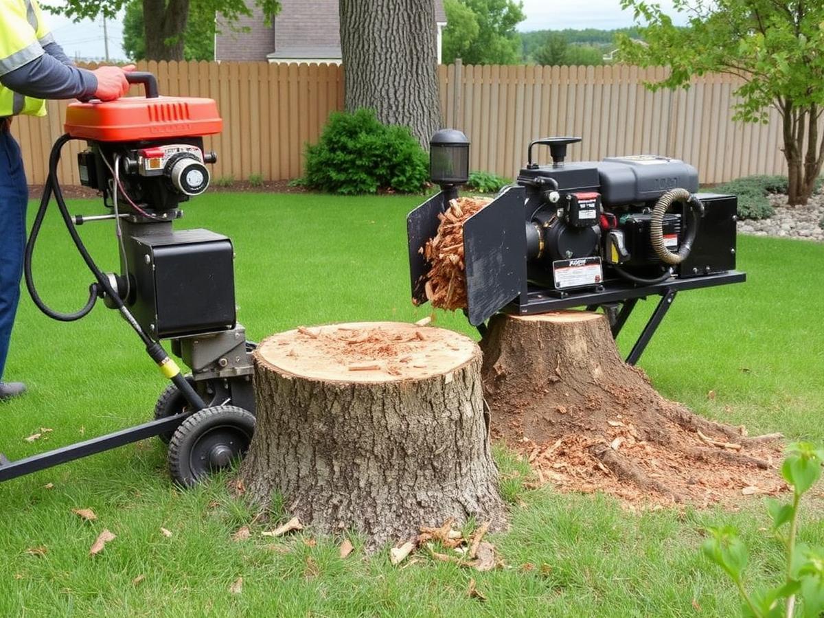 Stump Grinding — ARNYTREE Service LLC, Minnesota